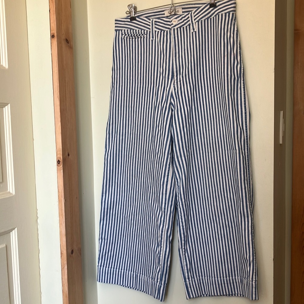 Madewell Emmett wide-leg cropped pant